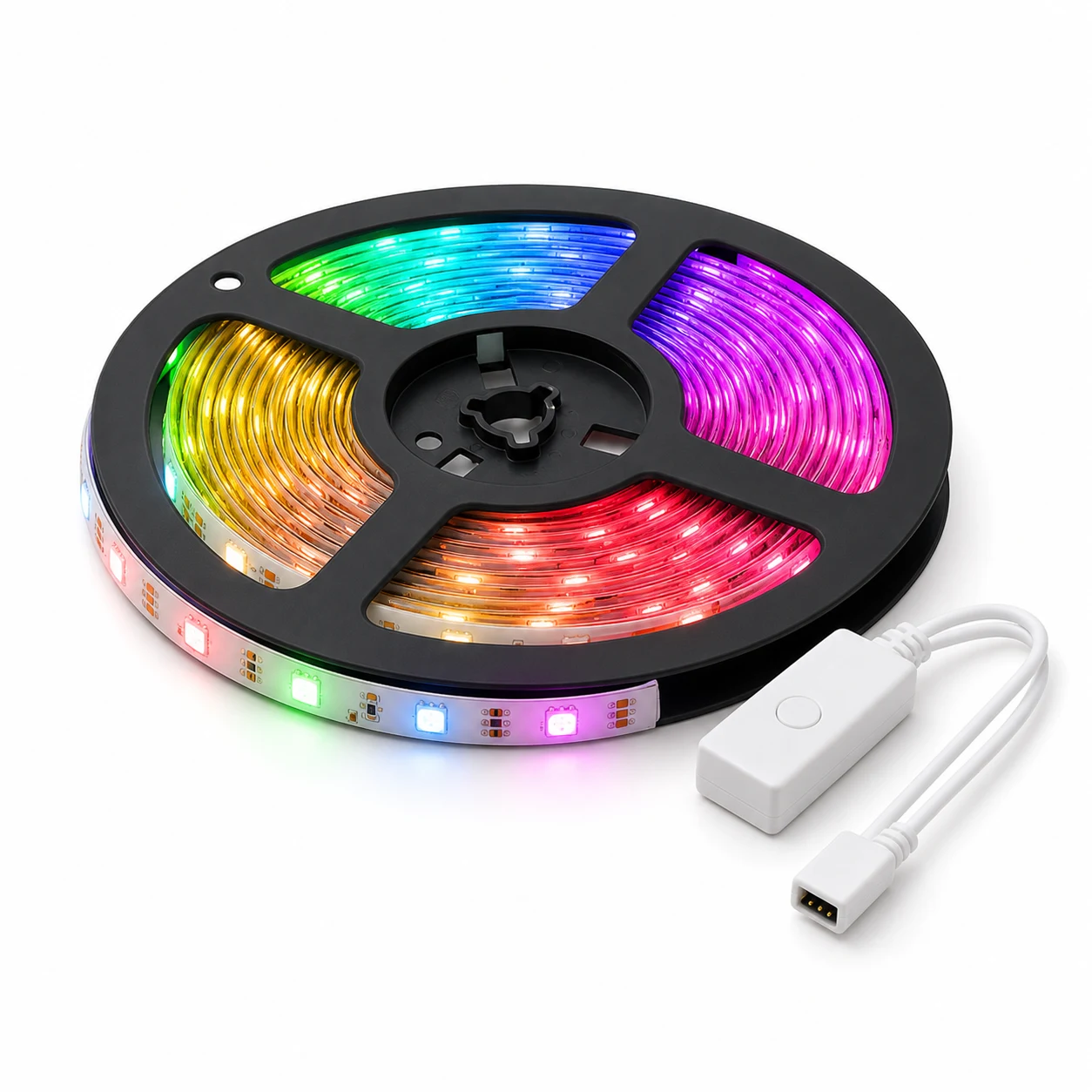 RGB LED strip light reel product photo