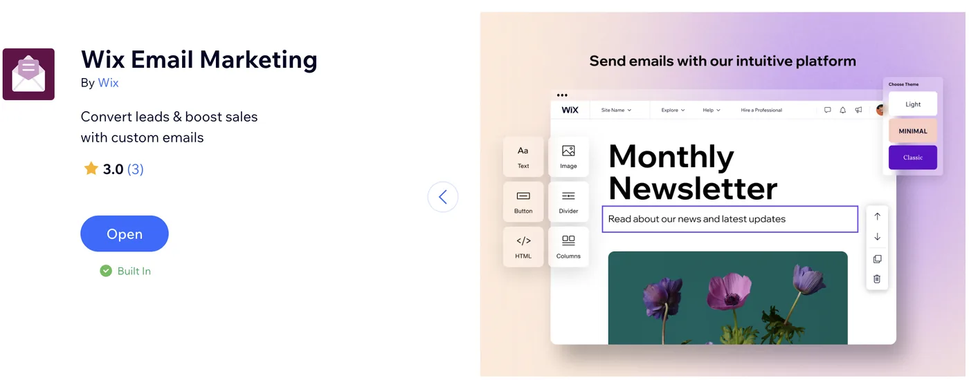 Wix Email Marketing