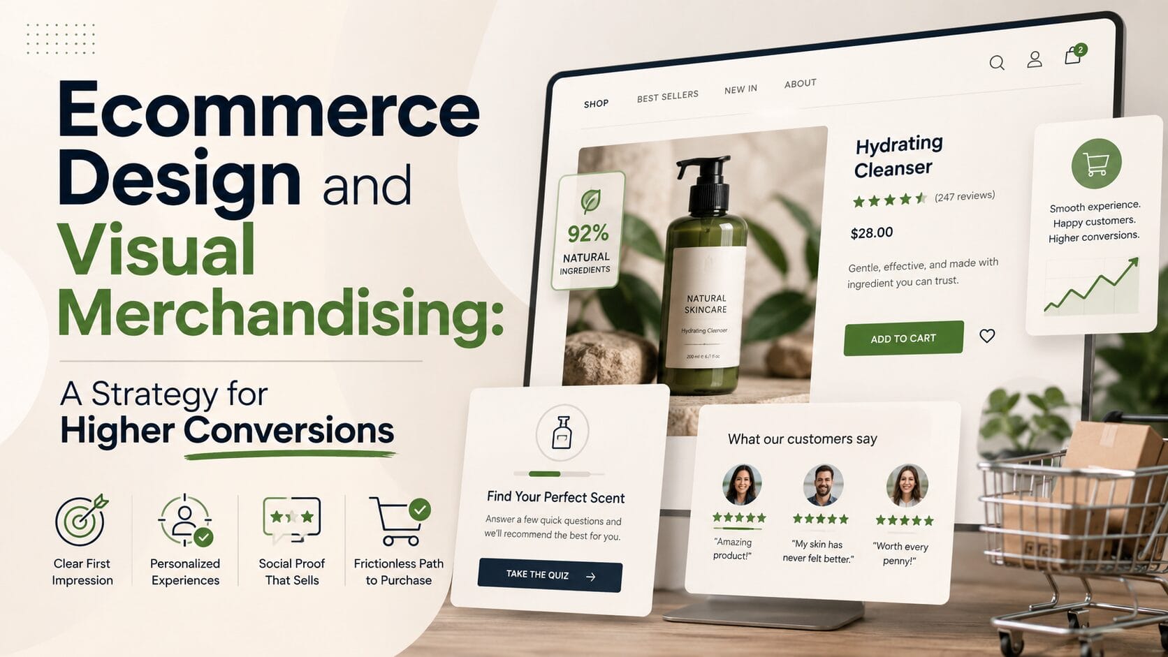 Ecommerce Design and Visual Merchandising: A Strategy for Higher Conversions