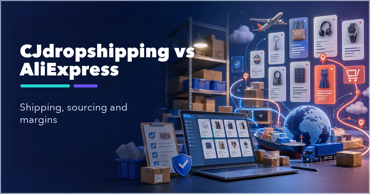 CJdropshipping vs AliExpress in 2026: Shipping, Sourcing & Margins